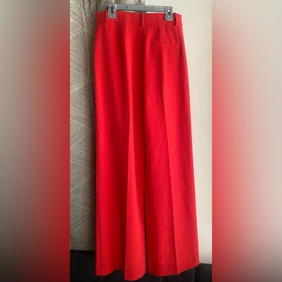 Theory High Waist Wide Leg Pants Women’s Grenadine Color Pockets Sz 0 - Picture 7 of 15